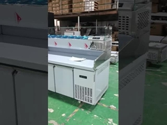 Koelkast voor pizza voor tafel met laden