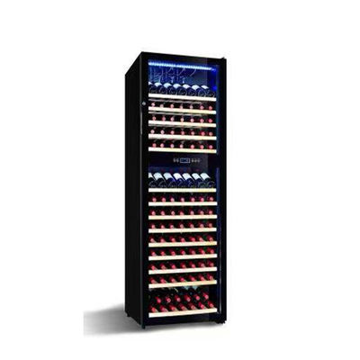 kwaliteit  170 Bottles 450L 140w Commercial Wine Display Cooler Fabriek