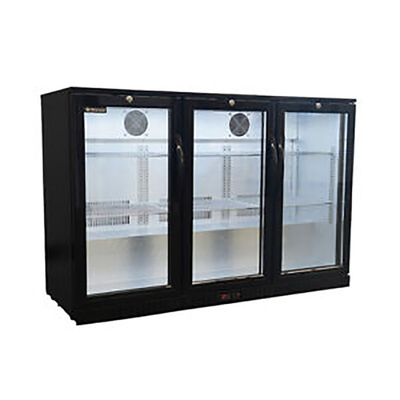 220W het drievoudige de Ventilator van de de Koelkastdiepvriezer 220V 50Hz van de Glasdeur Commerciële Koelen