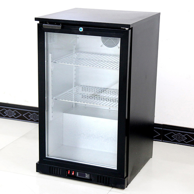 Hotel 108L ventilator koeling display bier bar koelkast glazen scharnier deur achterkant bar koeler