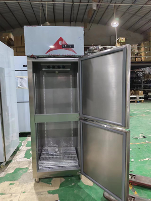 Commerciële verticale koelkast ventilator koeling keuken zelf sluiten koelkast voor restaurant
