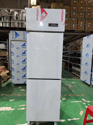 Commerciële verticale koelkast ventilator koeling keuken zelf sluiten koelkast voor restaurant