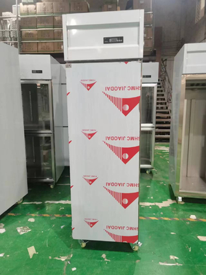 Commerciële keuken Verticale koelkast Eendeurs koelkast Ventilator Koeling voor restaurant