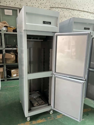 Keuken Verticale koelkast met 14 bakjes binnen Commerciële bakkerij apparatuur Guangzhou Equipment fabrikant