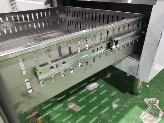 Commerciële koelkast 4 laden met backsplash gepersonaliseerde keuken tafel