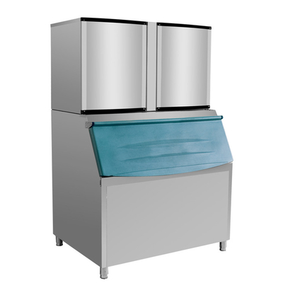 Guangzhou productie 500 kg tot 1000 kg Commerciële ijsblokjes maker machine met CE ventilator koeling Voor ijs fabriek en club