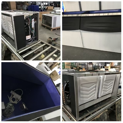 Hoge productie CE gecertificeerd 500 kg tot 1000 kg commerciële ijsmachine met ijsbak voor ICE-fabriek