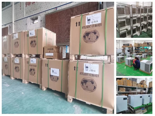 Commerciële ijsmachine van 100 tot 500 kg met CE ventilatorkoeling voor Restauraunt Cafe Club