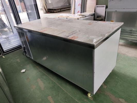 Onder-de-toonbank koelkast voor restaurant commerciële werktafel met glazen deur
