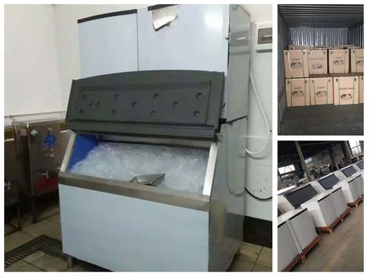 Commercial Ice Cube Machine 910KG Daily Output 480KG Storage