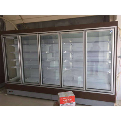 Het verticale 1250L-Materiaal van de Supermarktkoeling