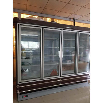 Het verticale 1250L-Materiaal van de Supermarktkoeling