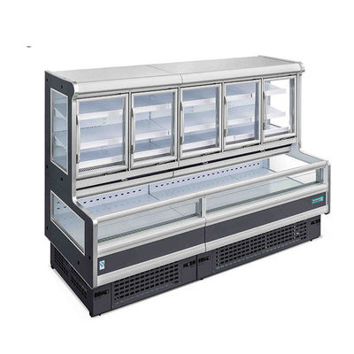 Ce Gecombineerde R404A koelde rechtop Vitrine