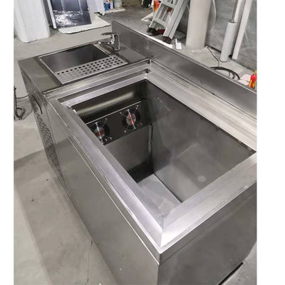 1.5m 5ft SS Undercounter Ijskast met Schuifdeur