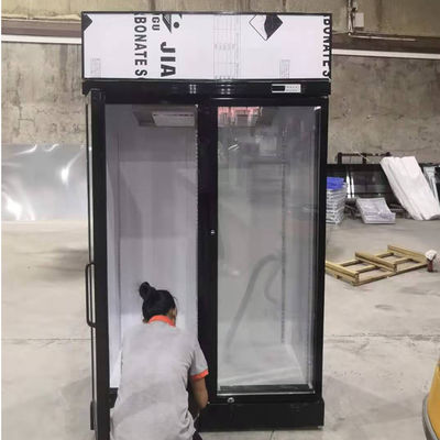 SABEL 1000L Twee de Rechte Compressor van de Koelkastembraco van de Glasdeur