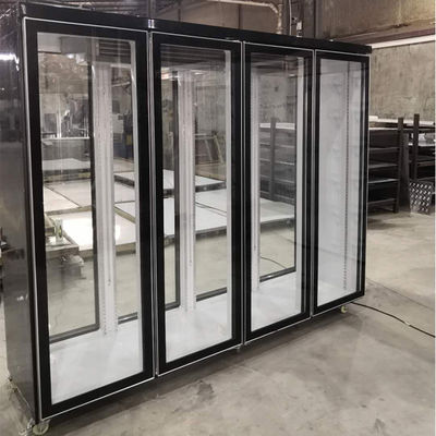 Bilaterale 2500 Liter 4 Compressor van de Koelkast de Verre Copeland van de Glasdeur