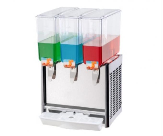 Roestvrij staal Gekoelde Juice Dispenser Machine For Cold-Drank 280W 0